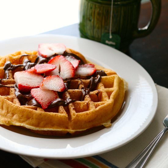 Belgium Waffles - Recipe photo by thekitchenarium