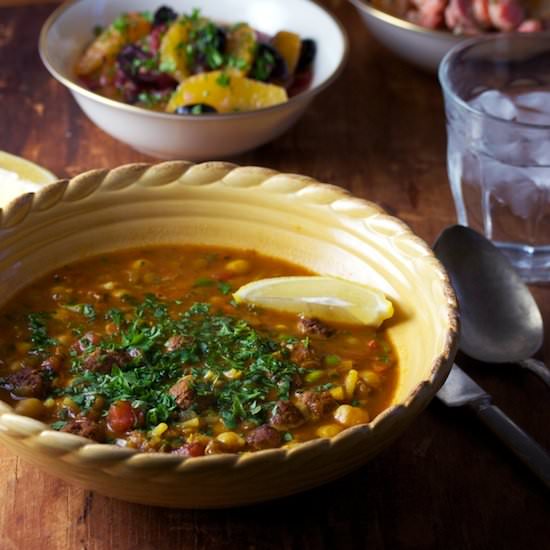 Harira Soup - Recipe photo by gourmandistan