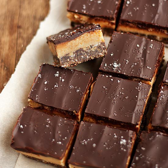 No-Bake Peanut Butter Nanaimo Bars - Recipe photo by seasonsandsuppers