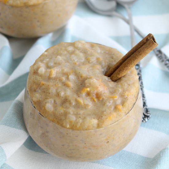 Sweet Potato Rice Pudding - Recipe photo by TheHealthyMaven