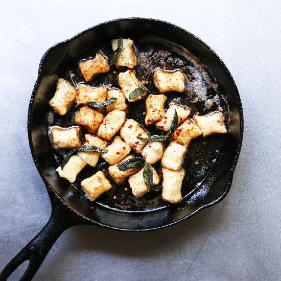 Gnocchi with Sage Brown Butter - Recipe photo by Kitchen Konfidence
