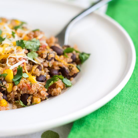 One-Pan Mexican Quinoa - Recipe photo by clstar