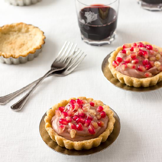 Pomegranate Tartlets - Recipe photo by Coffee and Crumpets