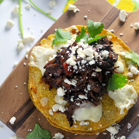 Chocolate Barbecue Braised Beef - Recipe photo by jjbegonia