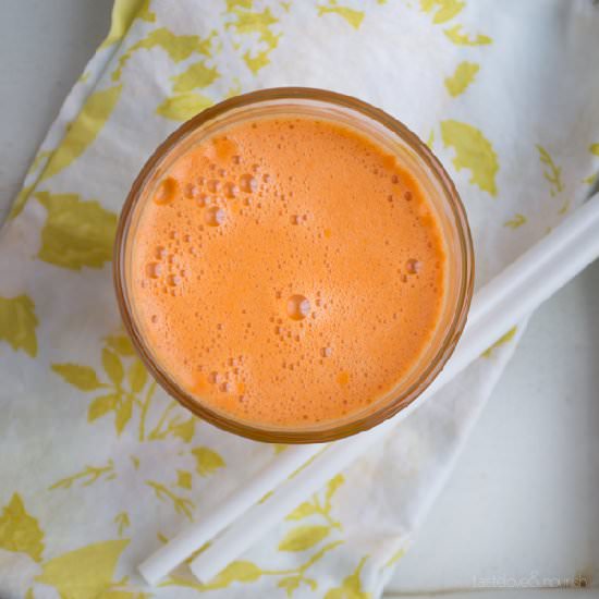 Carrot Apple Glow Juice - Recipe photo by taste love &amp; nourish
