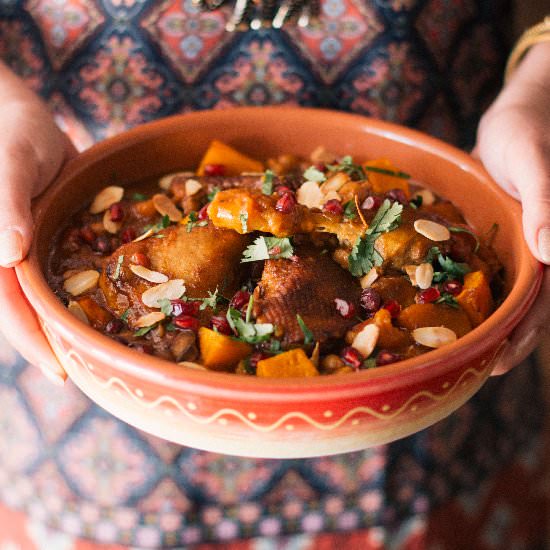 Duck, Pumpkin and Chickpea Tagine - Recipe photo by Inspiredfood