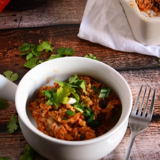 Chicken Fajita Casserole - Recipe photo by withsaltandwit