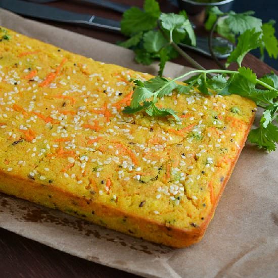 Semolina Carrot Cake - Recipe photo by Sangeetha