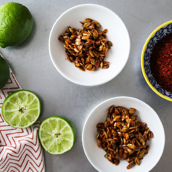 Chile Lime Pepitas - Recipe photo by Kitchen Konfidence