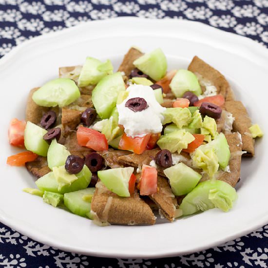 Greek Nachos - Recipe photo by lemonandolives