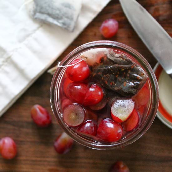 Pickled Chai Grapes - Recipe photo by thechefswife