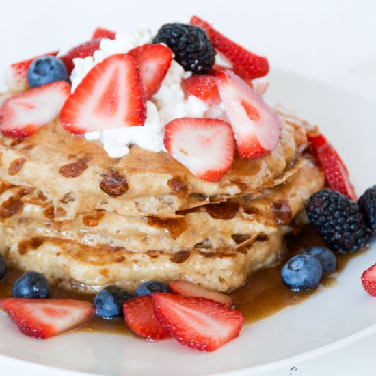 Cottage Cheese Pancakes - Recipe photo by Delights of Culinaria
