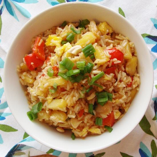 Pineapple Fried Rice - Recipe photo by lisacheesykitchen
