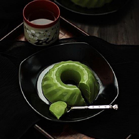 Matcha Green Tea Pudding - Recipe photo by lizasetiawan