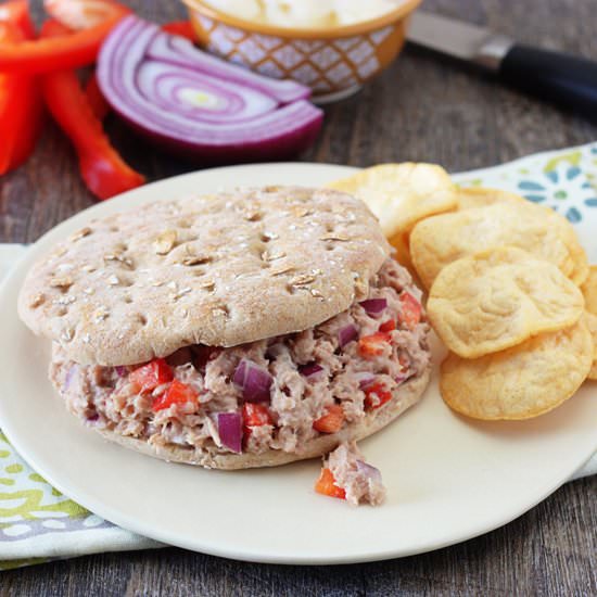 Skinny Tuna Sandwich - Recipe photo by livelaughrowe