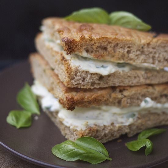 The White on Homemade Focaccia - Recipe photo by kiwiandpeach