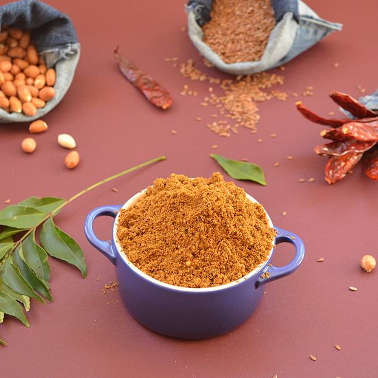 Flax Seeds Peanut Powder - Recipe photo by MySpicyKitchen