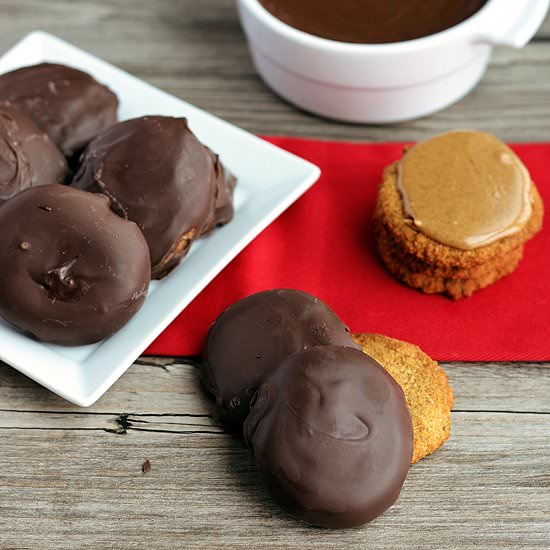 Tagalongs - Recipe photo by Paleo Fondue