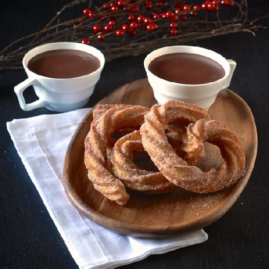 Spanish Hot Chocolate and Churros - Recipe photo by meseidy