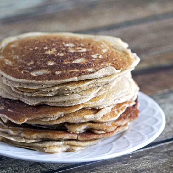Grain-Free Maple Cinnamon Pancakes - Recipe photo by WhatsThatSmell