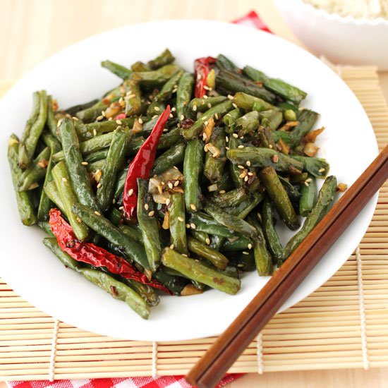 Szechuan String Beans - Recipe photo by savoringspoon