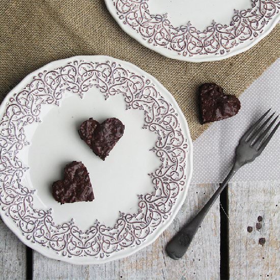 Gluten Free Brownie Heart - Recipe photo by Ginja