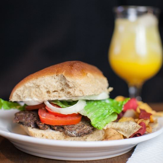 Mushroom Burger - Recipe photo by crackersonthecouch