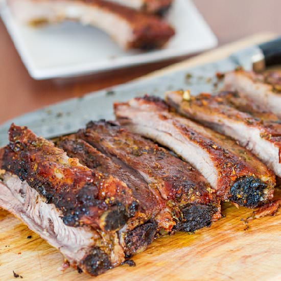 Honey Glazed Rack of Pork Ribs - Recipe photo by jocooks