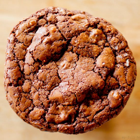 Chocolate Maxi Cookies with Salt - Recipe photo by MyFullHouse