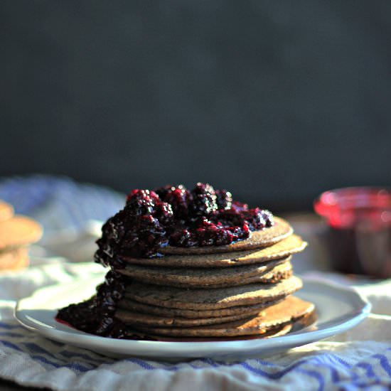 Cinnamon Quinoa Pancakes - Recipe photo by wholeheartedeats