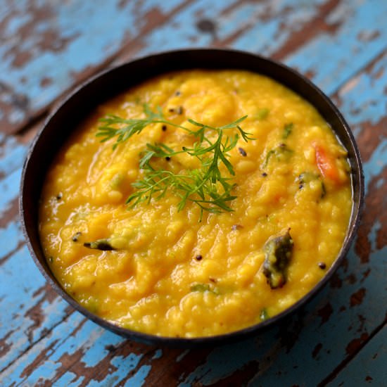 Dal Fry: Indian Lentil Curry - Recipe photo by spiceinthecity