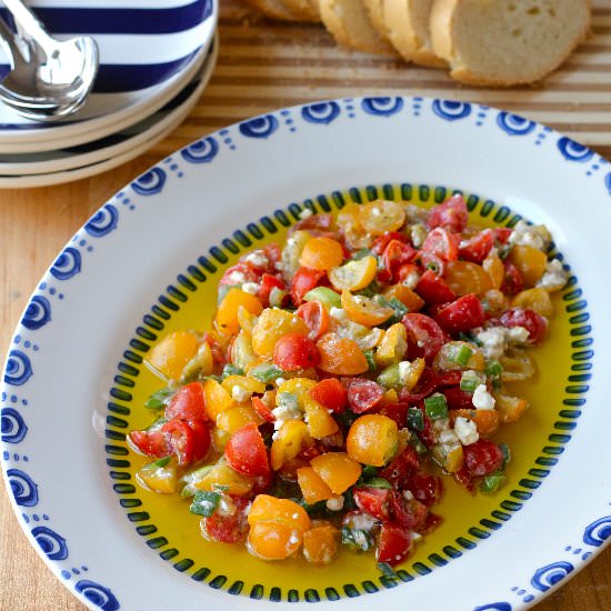 Easy Tomato Feta Dip - Recipe photo by yoursouthernpeach