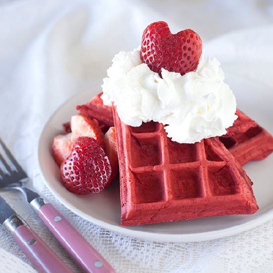 Strawberry Waffles - Recipe photo by SheKnows Food Editor