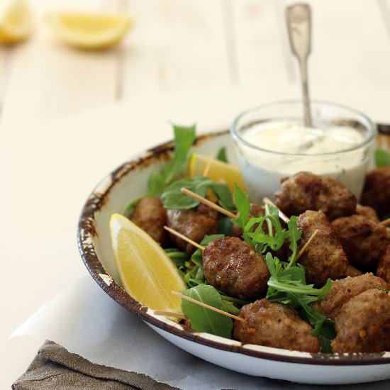 Mini Lamb Koftas - Recipe photo by theluminouskitchen