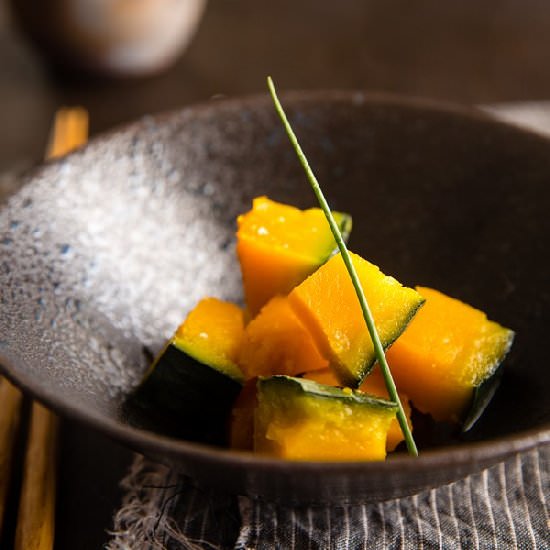 Simmered Kabocha - Recipe photo by Just One Cookbook