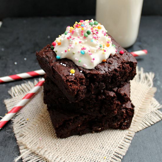 microwave brownies - Recipe photo by honeyandfigs