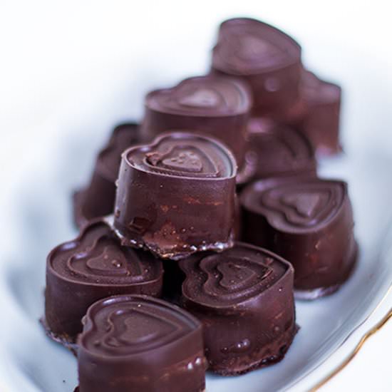 Raspberry Chia Valentine's Bonbons - Recipe photo by A fashion model reveals her secrets