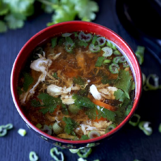 Spicy Egg Drop Soup - Recipe photo by misspickledplum