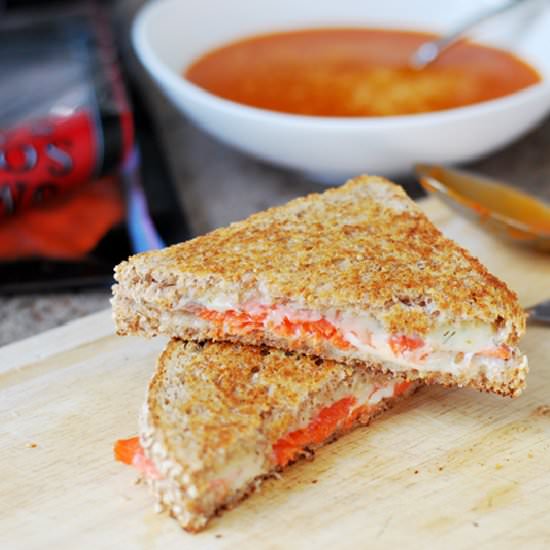 Smoked Salmon Grilled Cheese - Recipe photo by asunshinyday