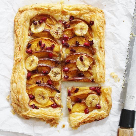 Caramalized Fruit Tart - Recipe photo by Beela