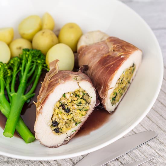 stuffed chicken breast - Recipe photo by DailyGourmetUK