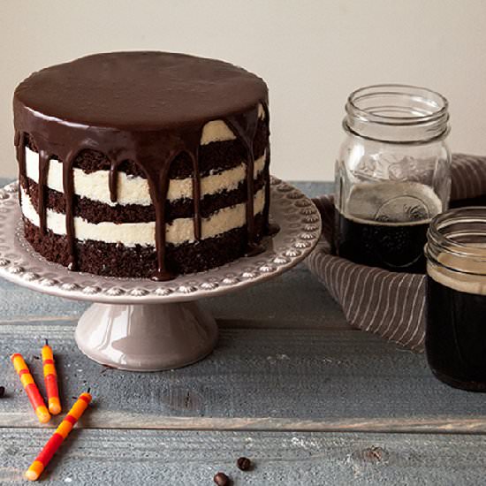 Boozy Chocolate Stout Cake - Recipe photo by Style Sweet CA