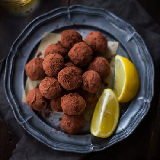 Bergamot Truffles - Recipe photo by TheBojonGourmet