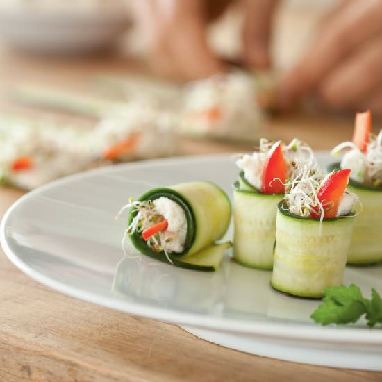 Super Easy Raw “Ricotta” Roulade - Recipe photo by GardenTherapy