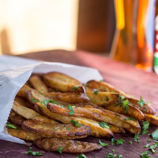 Epic Pale Ale Beer Soaked Fries - Recipe photo by bbqlikeitshot
