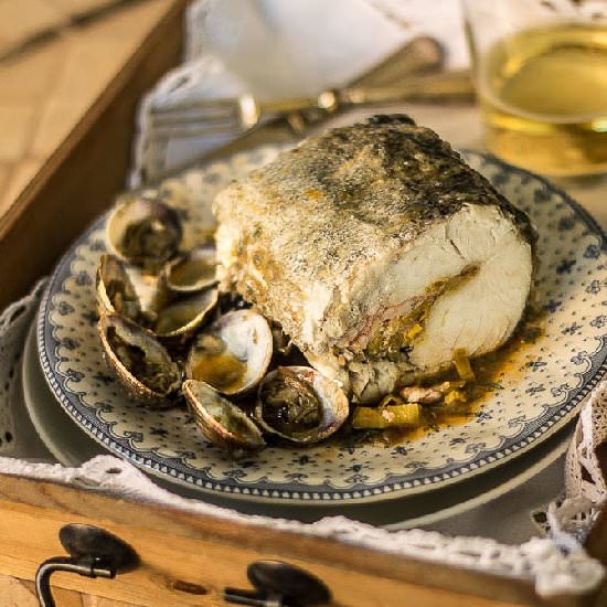 Hake Stuffed with Cider Sauce - Recipe photo by LaCucharinaMagica