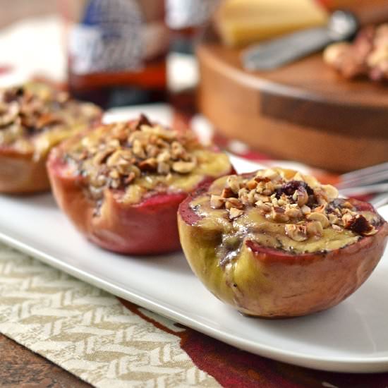 Edam Baked Apples with Nuts - Recipe photo by WisconsinCheese