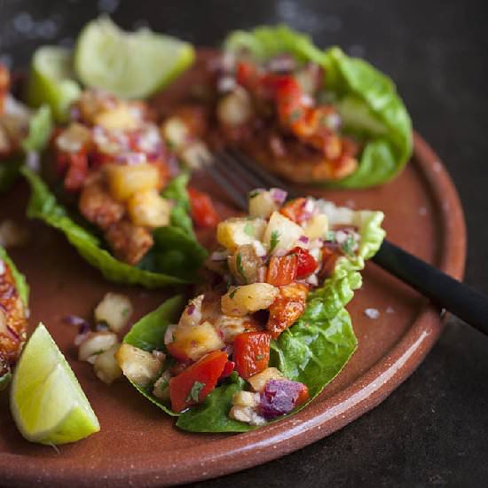 Lettuce tacos, chipotle chicken - Recipe photo by drizzleanddip