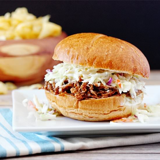 BBQ Carnitas Pork Sandwich - Recipe photo by livelaughrowe