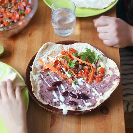 Tortillas with Pico de Gallo - Recipe photo by Joasia Domowe Frykasy